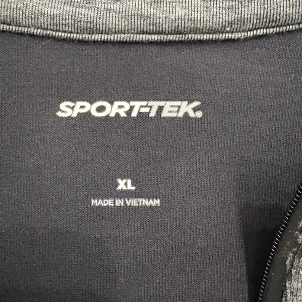 Mens Sport-Tek Gray Quarter-Zip Pullover Sweatshirt Size XL - Picture 5 of 12
